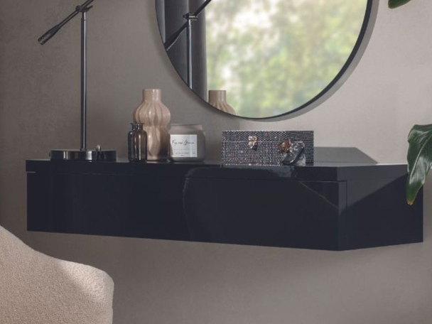 Hangende Kaptafel met Lades Nusco Zwart