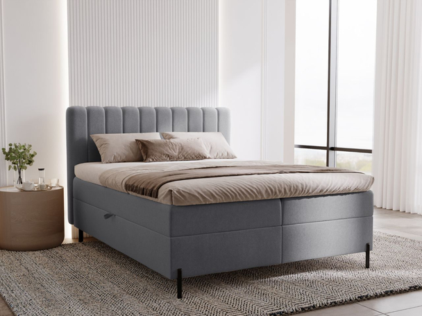Boxspring met Opbergruimte 160x200 Primavera Donkergrijs