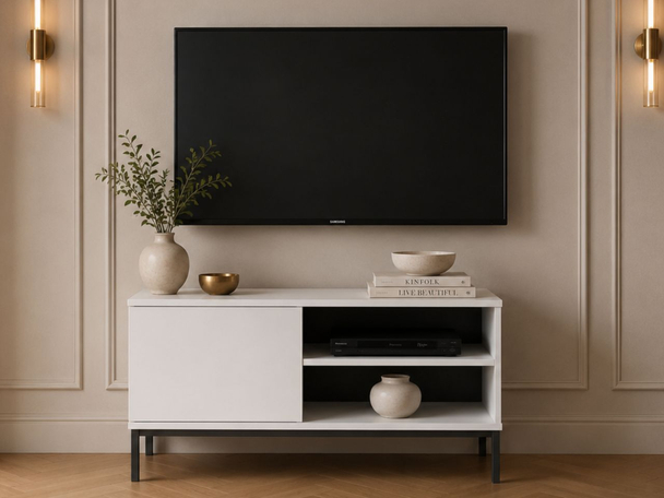 TV-Meubel met Deuren Soroko Wit