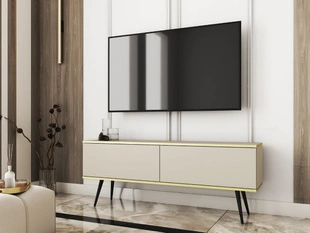 TV-Meubel met Deuren 135 cm Diolo Beige