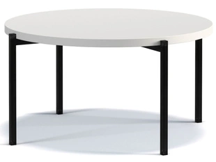 Ronde Salontafel Sevilla 84 cm Witte mat