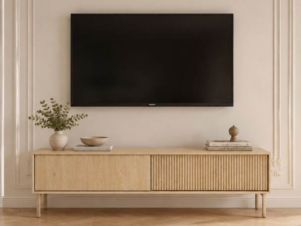 TV-Meubel met Deuren 187 cm Gradimento Bruin