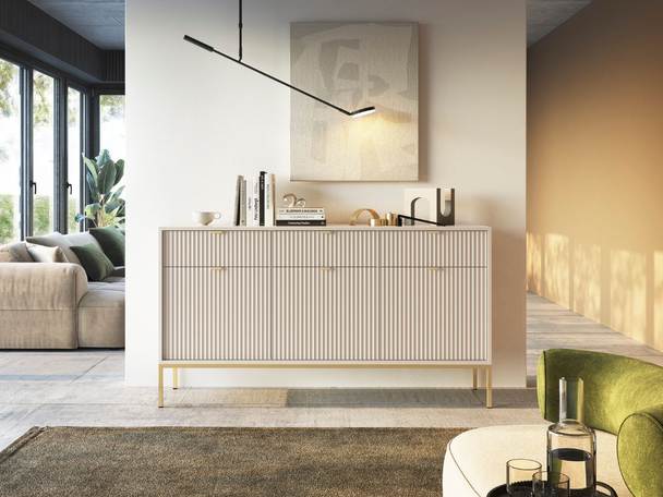 Dressoir met deuren en lades 154 cm Amber Kashmir
