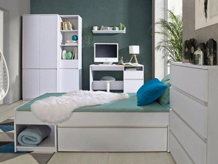 Meubelset voor tienerkamer Arcadia Wit