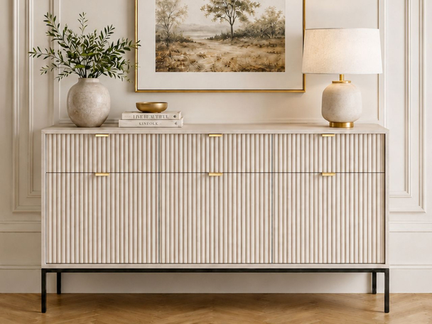 Dressoir met deuren en lades 154 cm Amber Kashmir