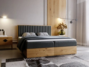 Boxspring met Opbergruimte 180x200 Forest Donkergrijs