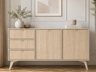 Dressoir met Deuren en Lades Modena Beige