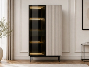 Vitrinekast met ledverlichting 107 cm Auroé Kashmir