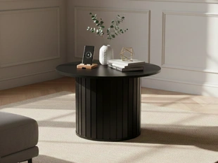 Ronde Salontafel Soria Zwart