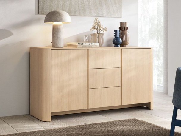 Dressoir met Deuren en Lades Brillo Vicenza Eik