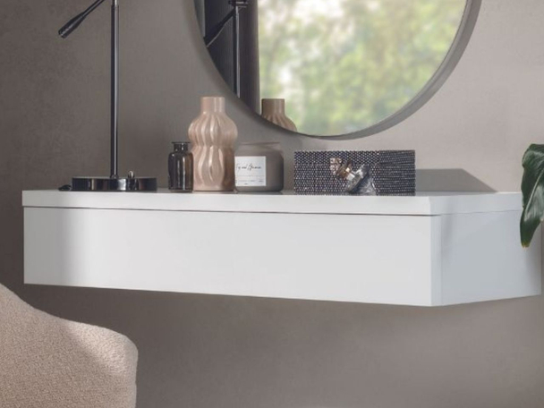Hangende Kaptafel met Lades Nusco Wit