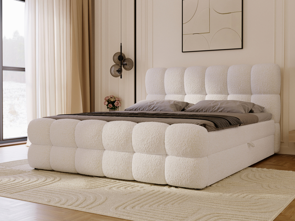 Boxspring met Opbergruimte 140x200 Modo Beige