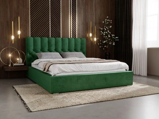 Bed met Opbergruimte en lattenbodem 120x200 Roma Groen