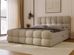 Boxspring met Opbergruimte 180x200 Modo Donkerbeige