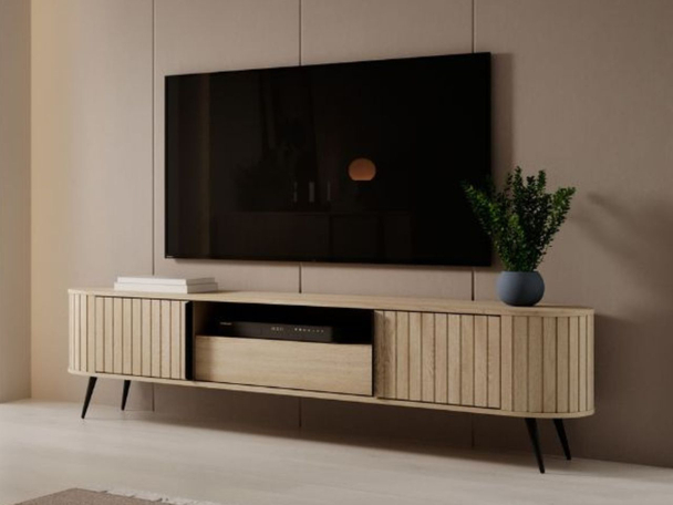 TV-Meubel met schuifdeuren Passione Bruin