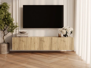 TV-Meubel met Deuren 150 cm Kioto Artisan Eik