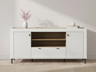 Dressoir met Deuren en Lade Messina Wit