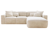 Beige \ Geweven stof \ Rechts