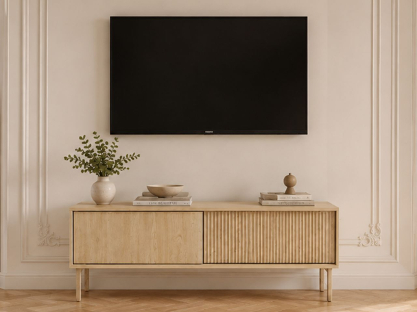 TV-Meubel met Deuren 154 cm Gradimento Bruin