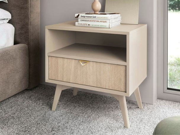 Nachtkastje met lade Modena Beige