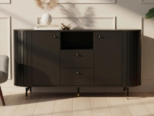 Dressoir met Deuren en Lades Soria Zwart