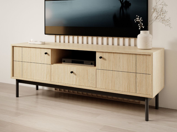 TV-Meubel met Deuren en Lade Julio Linea Eik