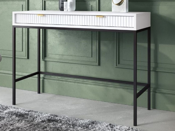Kaptafel met lades Amber Wit