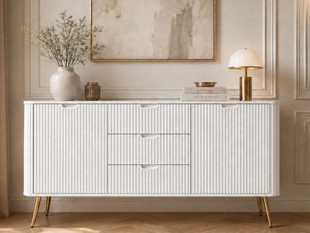 Dressoir met Deuren en Lades Viva Wit