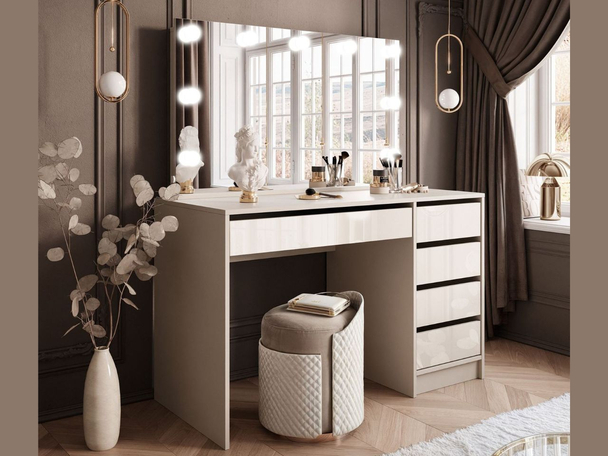 Kaptafel met lades Melo Elite Kashmir glans