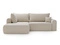 Lichtbeige \ Velours \ Links