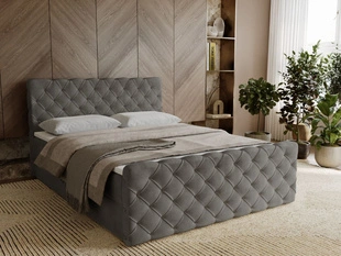 Boxspring met Opbergruimte 160x200 Lunaris Donkergrijs