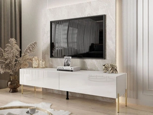Tv-meubel met deuren Sorelle Wit glans