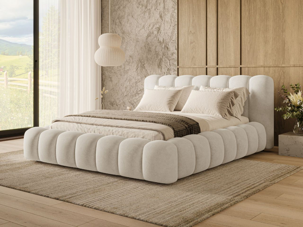 Bed met Opbergruimte en lattenbodem 120x200 Averia Beige