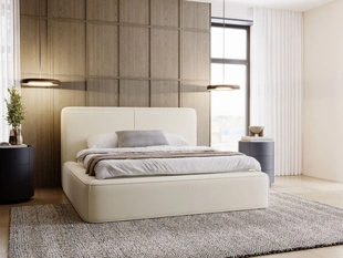 Bed met Opbergruimte en lattenbodem 120x200 Amaro Beige