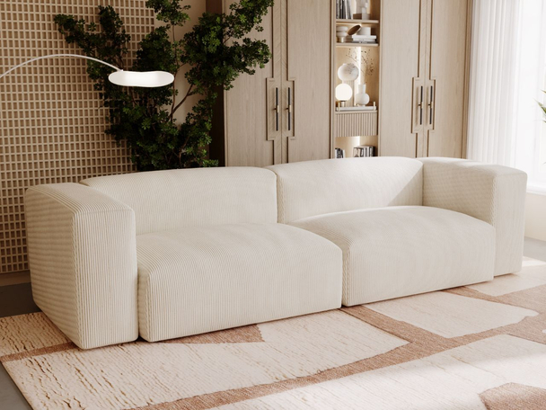 3-zits bank voor de woonkamer Landi Beige
