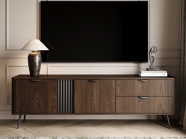 TV-Meubel met Deuren en Lades 195 cm Magico Bruin