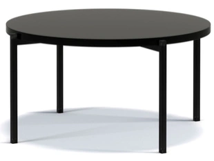 Ronde Salontafel Sevilla 84 cm Zwart glans