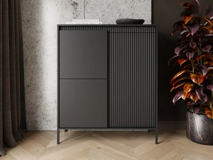 Dressoir met Deuren Sorano Zwart