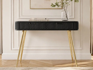 Kaptafel met lades Viva Zwart