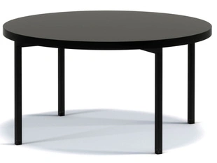 Ronde Salontafel Sevilla Zwart glans