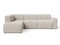 Lichtbeige \ Velours \ Links