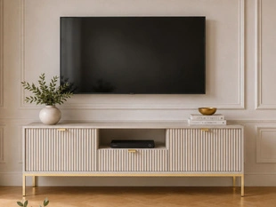 TV-Meubel met deuren en lade Amber Kashmir