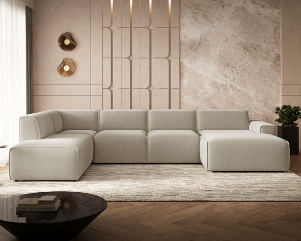 U-Bank Links Belluno bouclé stof Beige