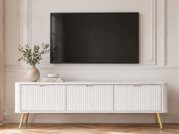 TV-Meubel met Deuren Viva Wit