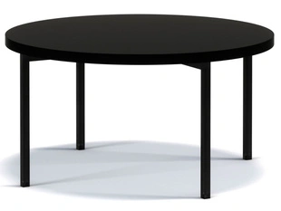 Ronde Salontafel Sevilla Zwart mat