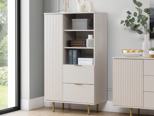 Vakkenkast met deuren en lades Ankara Beige