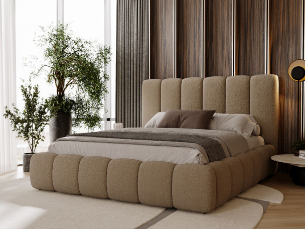 Bed met Opbergruimte en lattenbodem 120x200 Imperial Bruin
