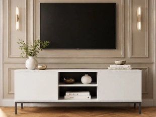 TV-Meubel met twee Deuren Soroko Wit