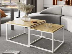 Salontafel op een frame Asumi Artisan Eik 40x46