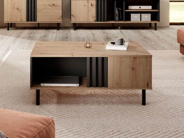 Salontafel Malone Eik Anthracite